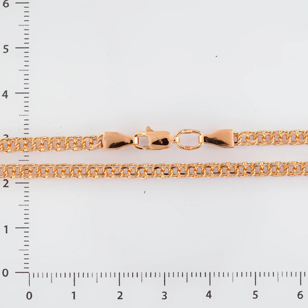 Цепь из красного золота 585 пробы