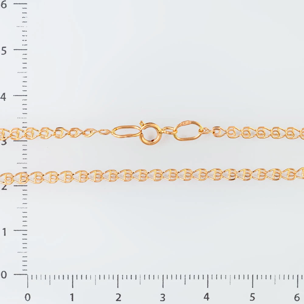 Цепь из красного золота 585 пробы