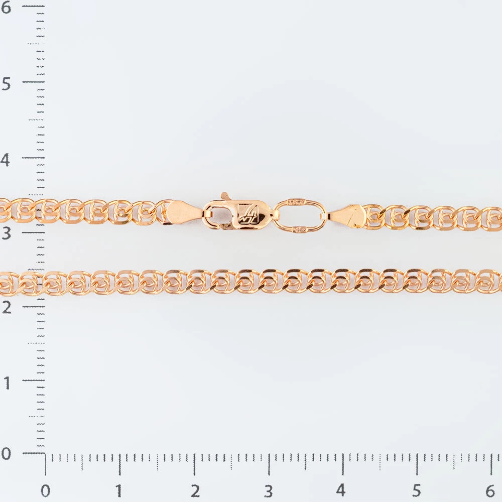 Цепь из красного золота 585 пробы