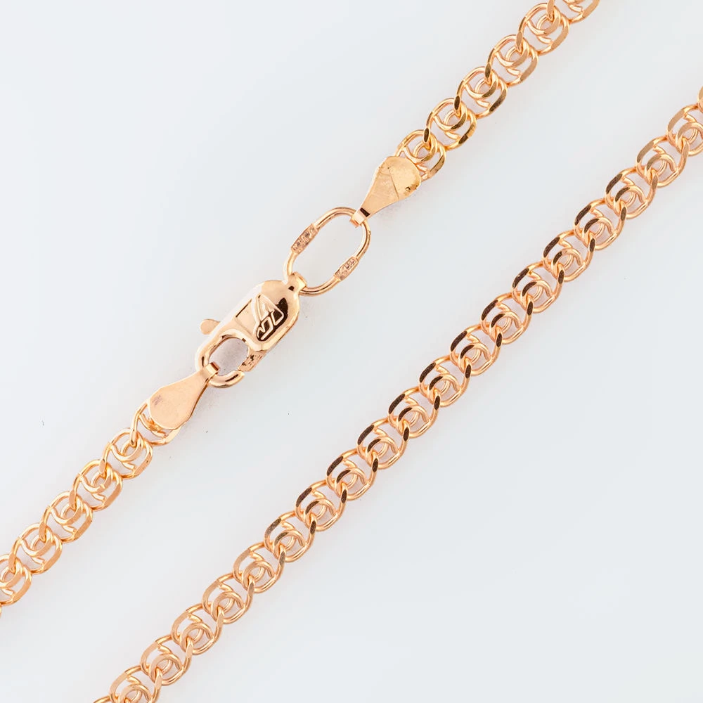 Цепь из красного золота 585 пробы