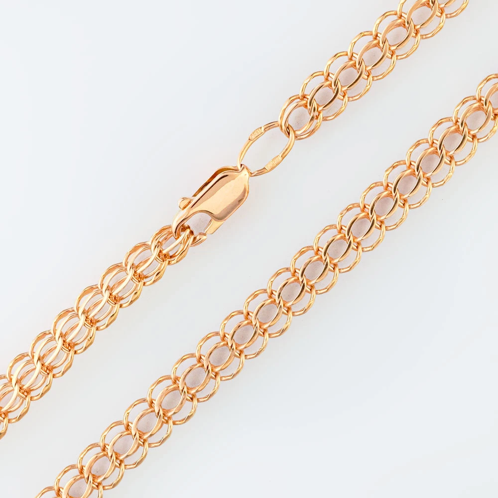 Цепь из красного золота 585 пробы