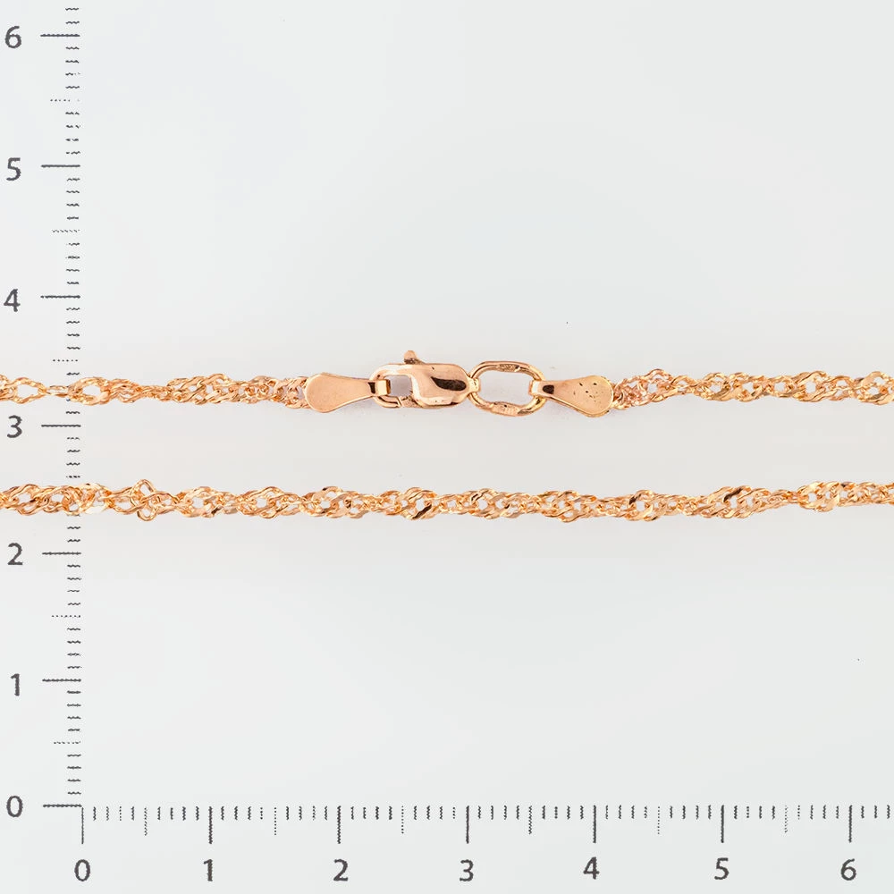 Цепь из красного золота 585 пробы