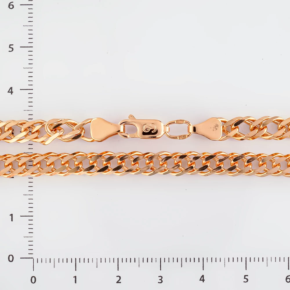 Цепь из красного золота 585 пробы