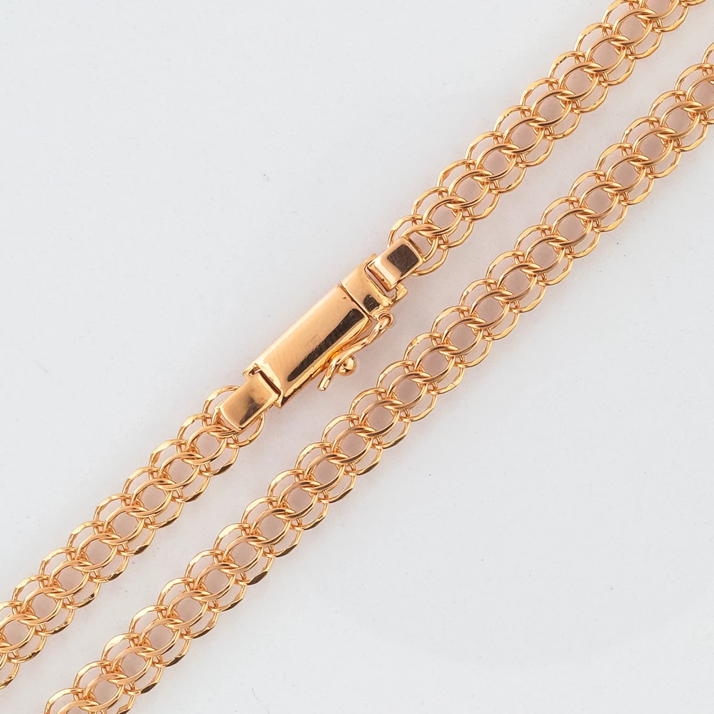 Цепь из красного золота 585 пробы