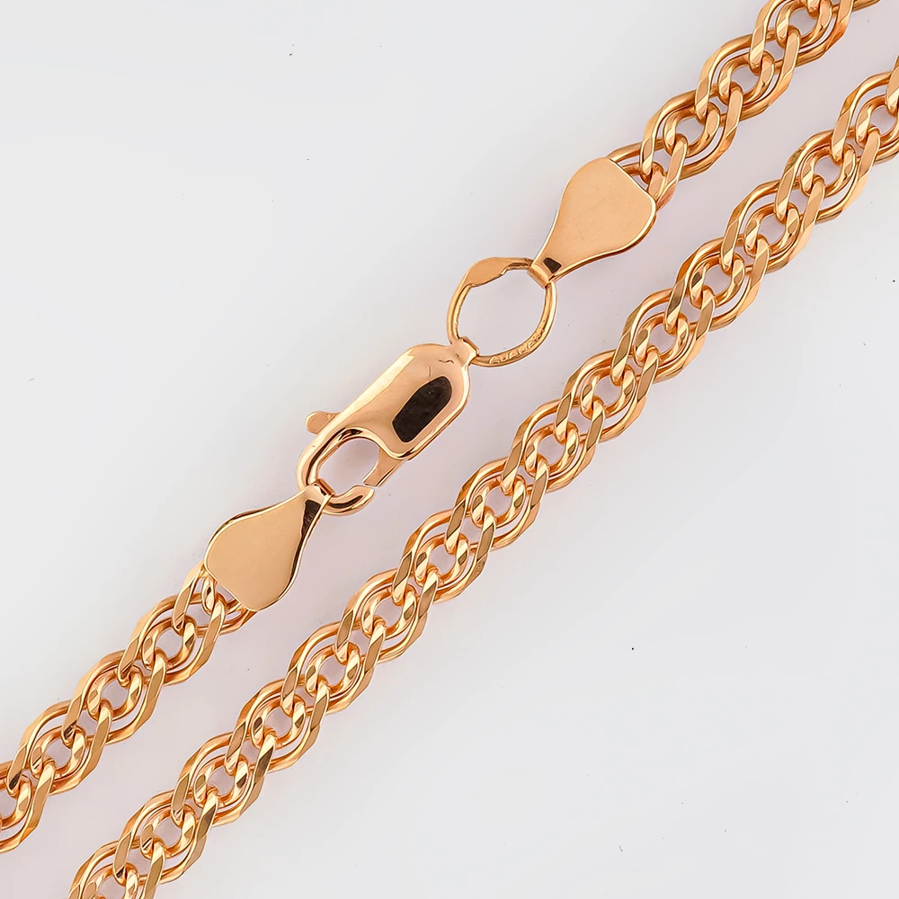 Цепь из красного золота 585 пробы