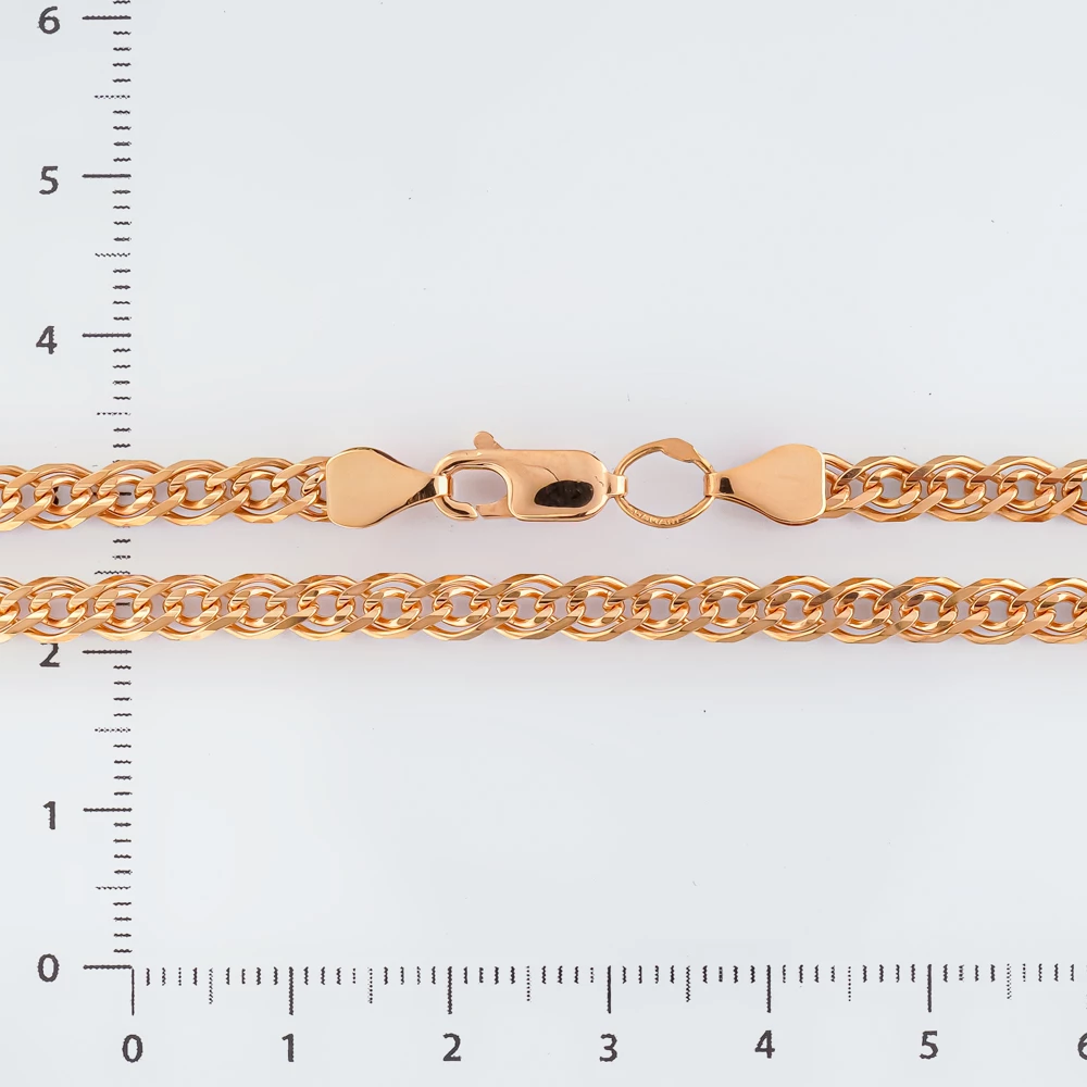 Цепь из красного золота 585 пробы