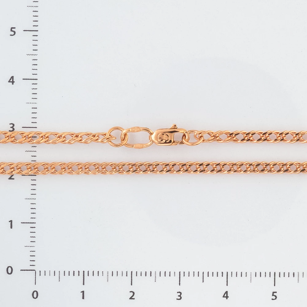 Цепь из красного золота 585 пробы