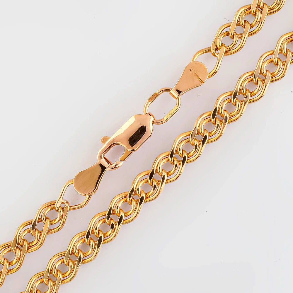 Цепь из красного золота 585 пробы