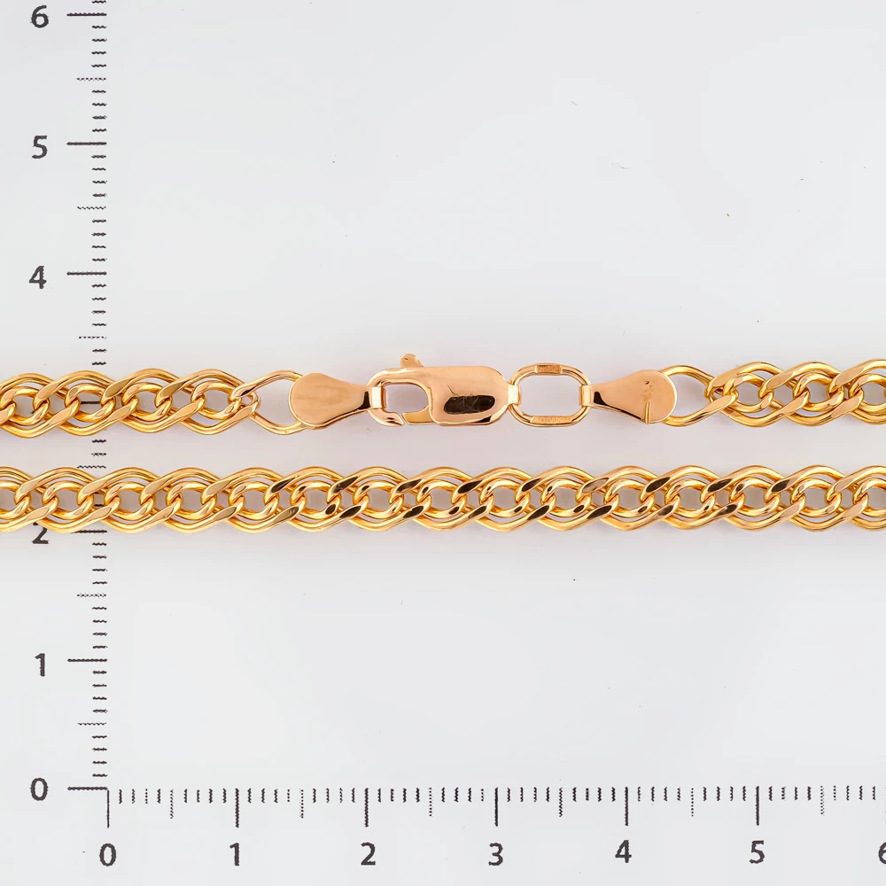 Цепь из красного золота 585 пробы