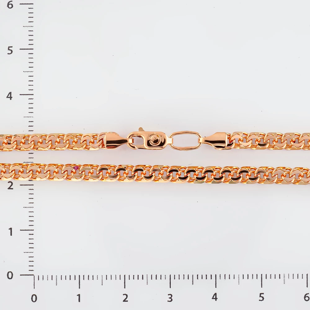 Цепь из красного золота 585 пробы