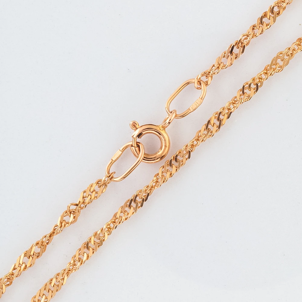 Цепь из красного золота 585 пробы