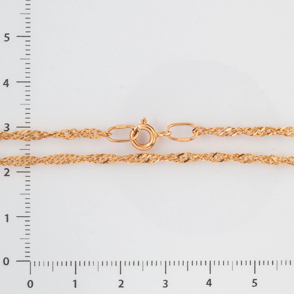 Цепь из красного золота 585 пробы