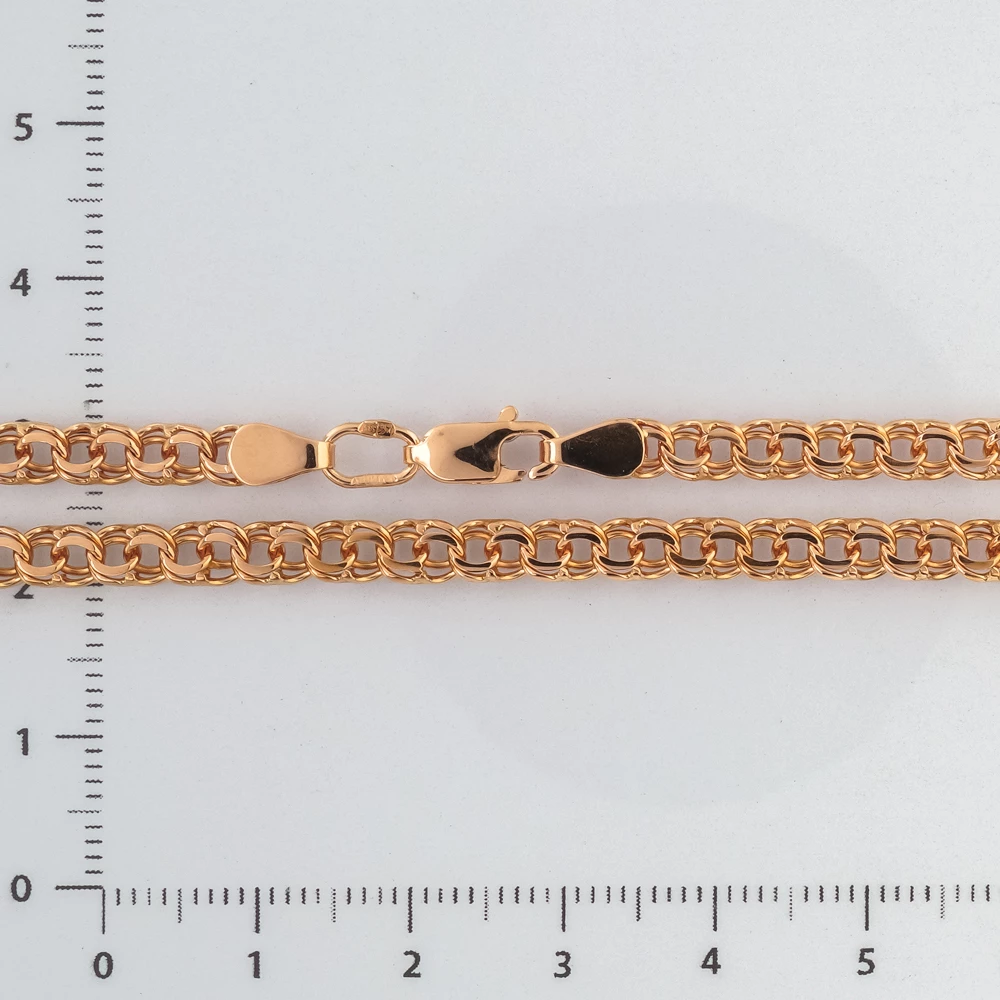 Цепь из красного золота 585 пробы