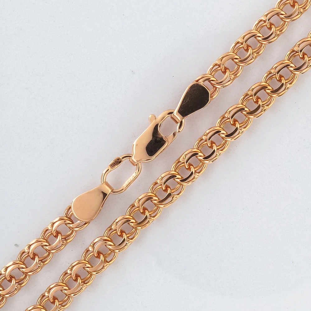 Цепь из красного золота 585 пробы