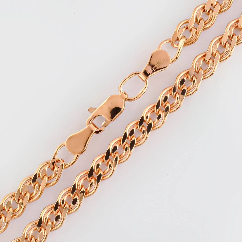 Цепь из красного золота 585 пробы