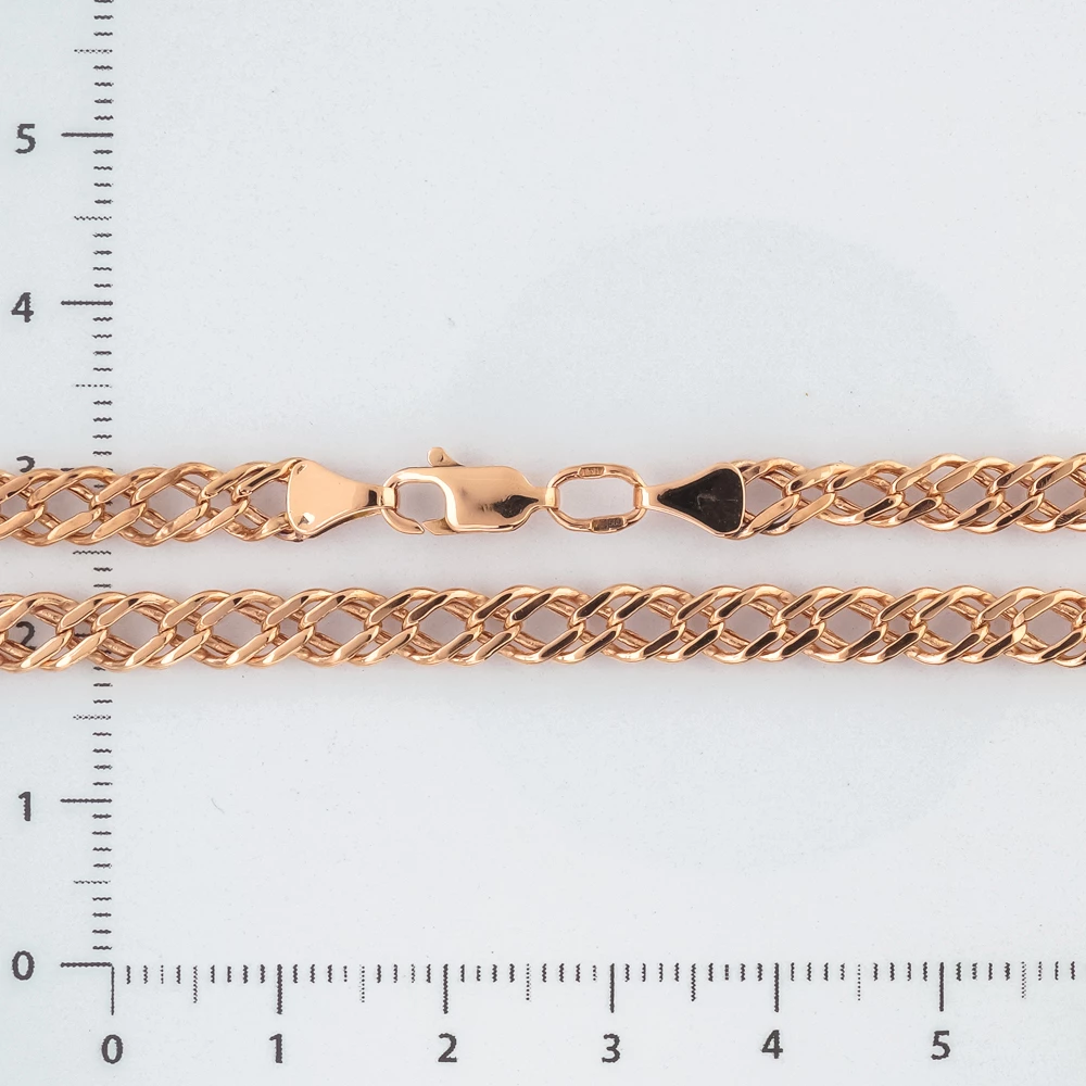 Цепь из красного золота 585 пробы