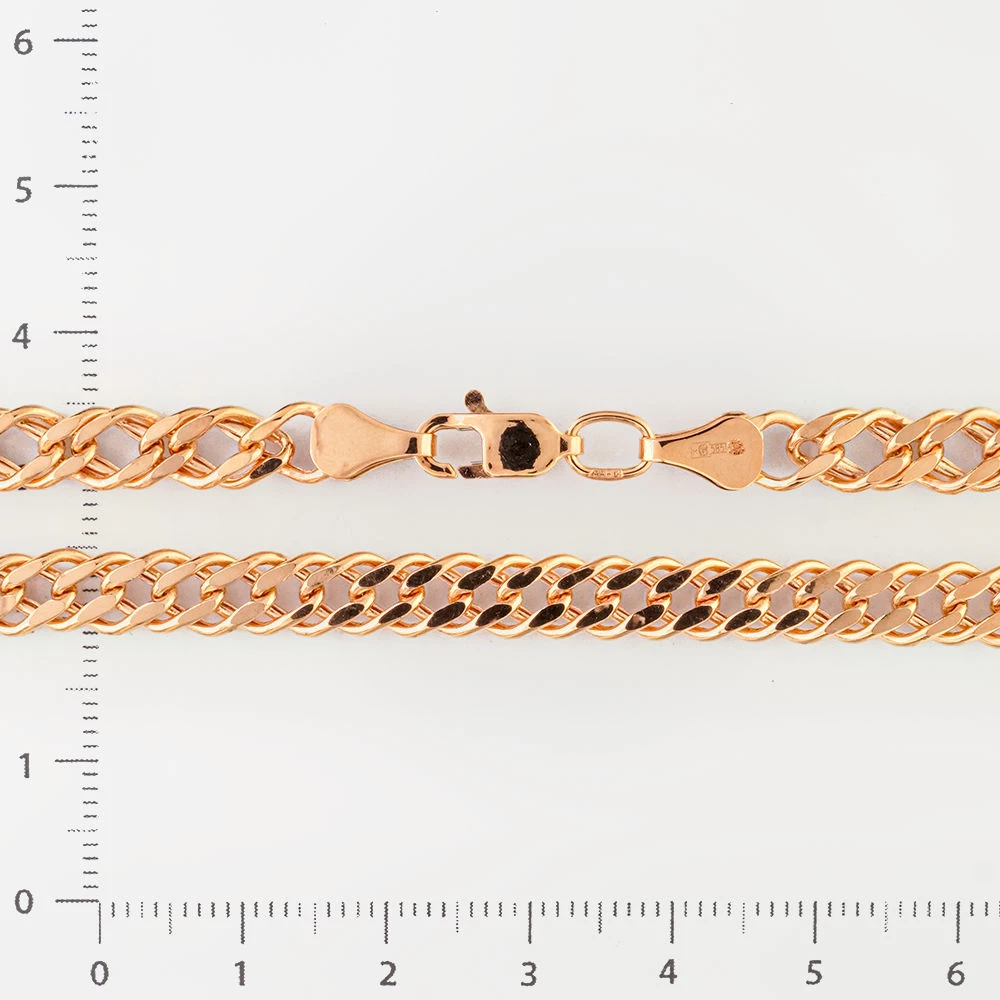 Цепь из красного золота 585 пробы