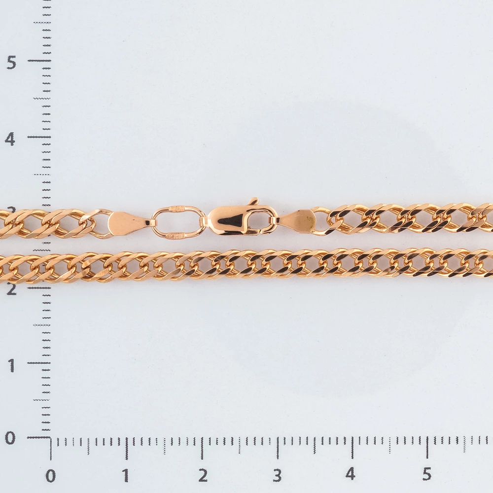Цепь из красного золота 585 пробы