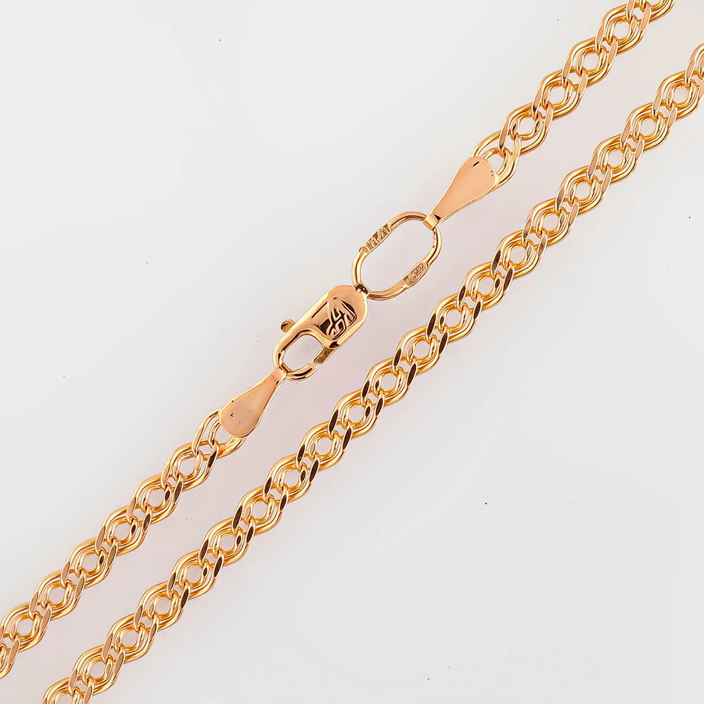 Цепь из красного золота 585 пробы