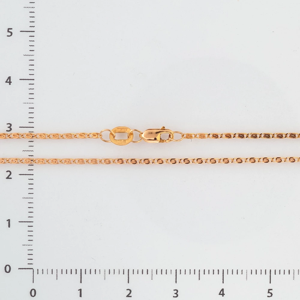 Цепь из красного золота 585 пробы