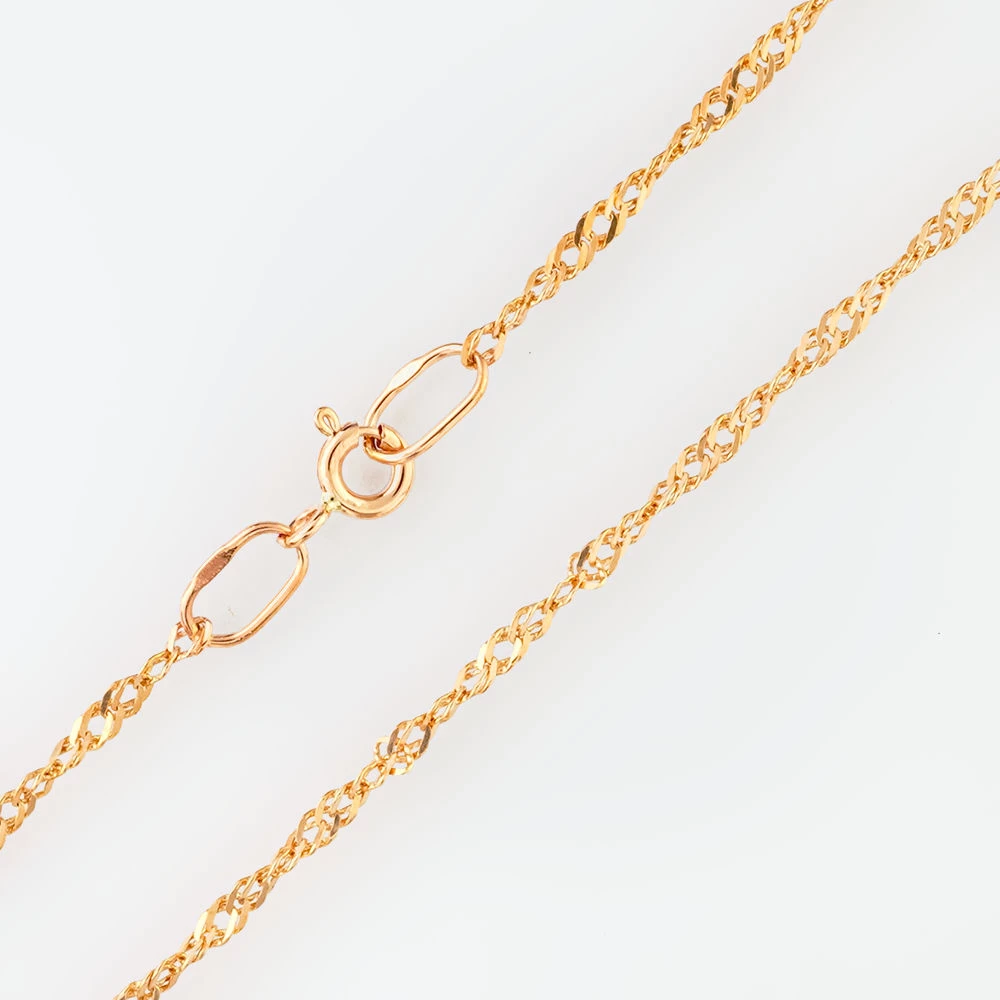 Цепь из красного золота 585 пробы