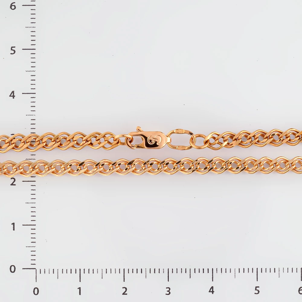 Цепь из красного золота 585 пробы