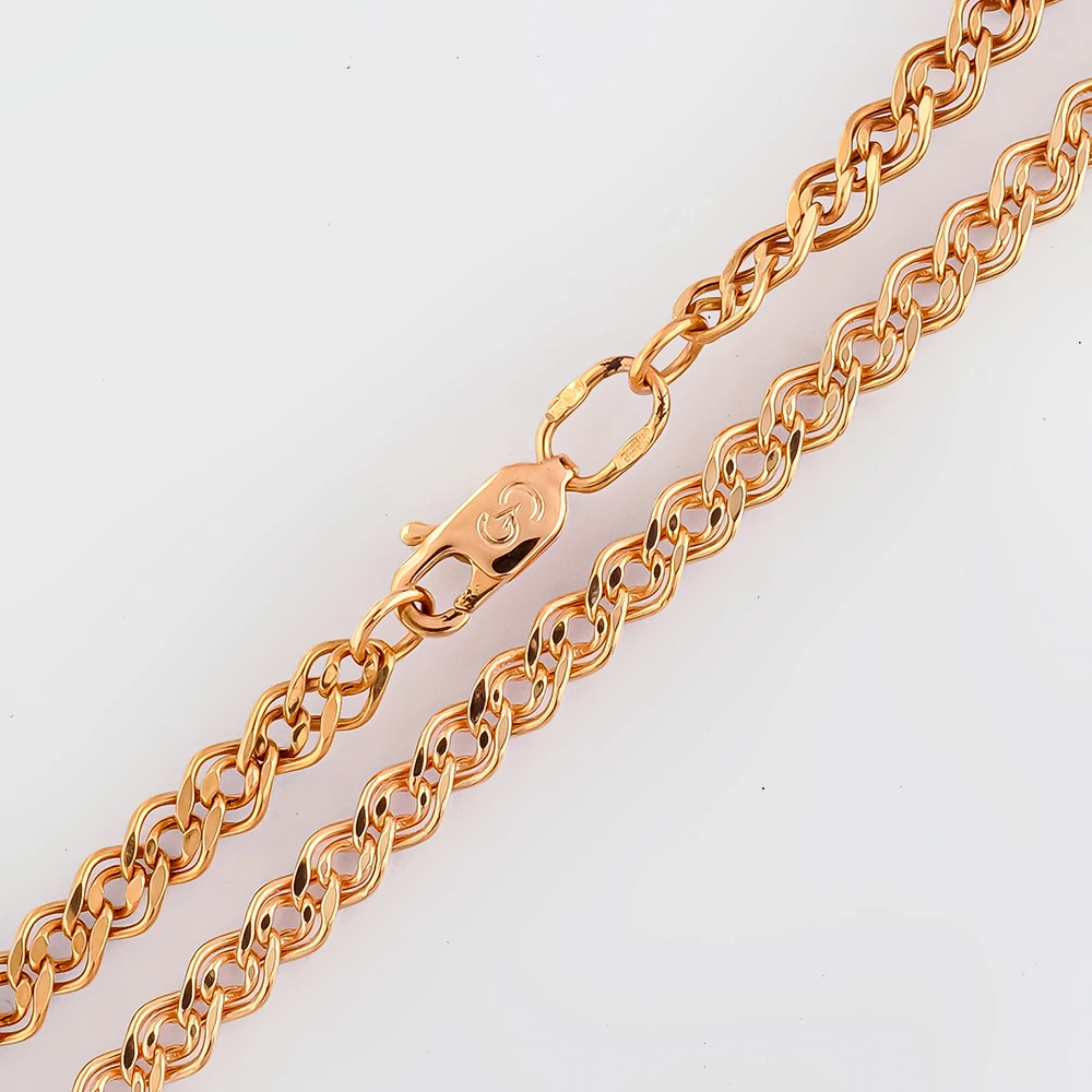 Цепь из красного золота 585 пробы