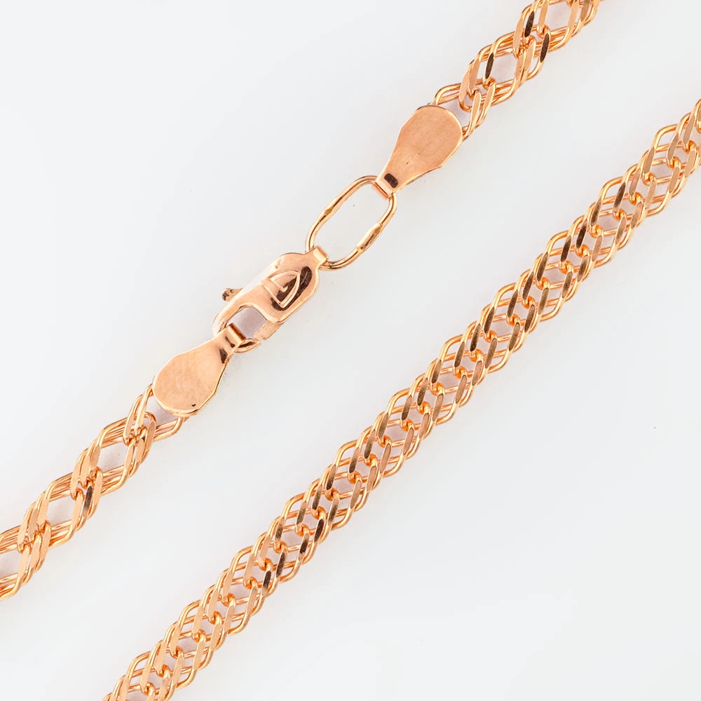 Цепь из красного золота 585 пробы