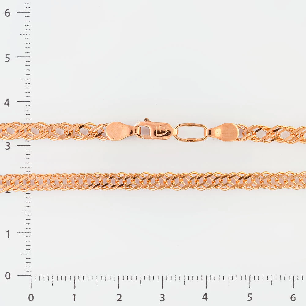 Цепь из красного золота 585 пробы