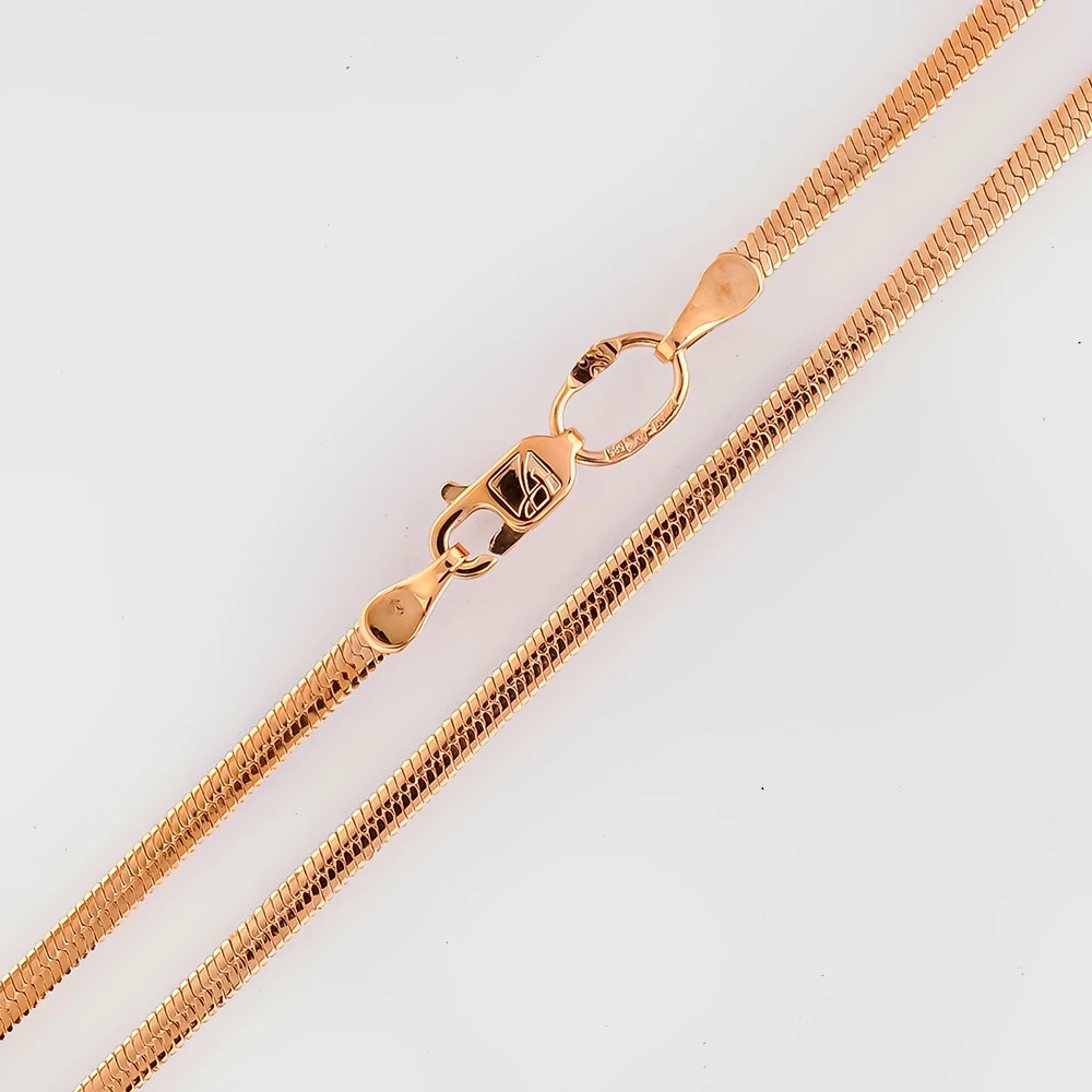 Цепь из красного золота 585 пробы