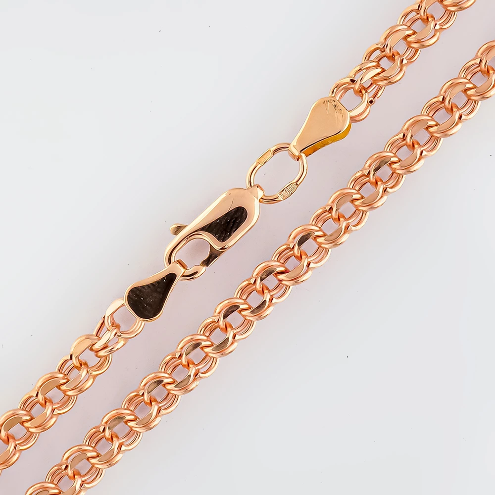 Цепь из красного золота 585 пробы