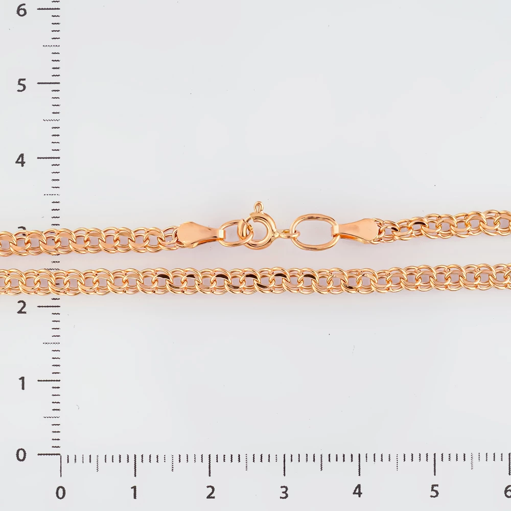 Цепь из красного золота 585 пробы