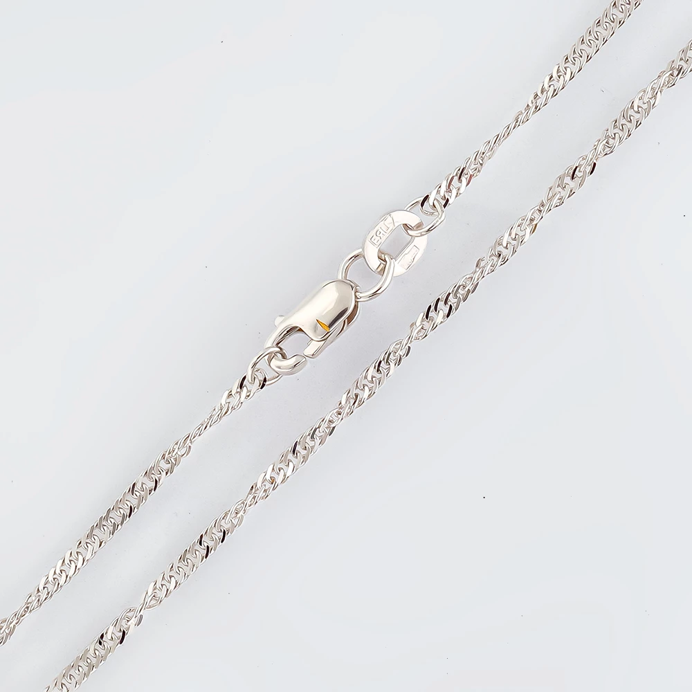 Цепь из белого золота 585 пробы
