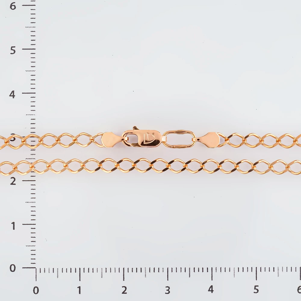 Цепь из красного золота 375 пробы