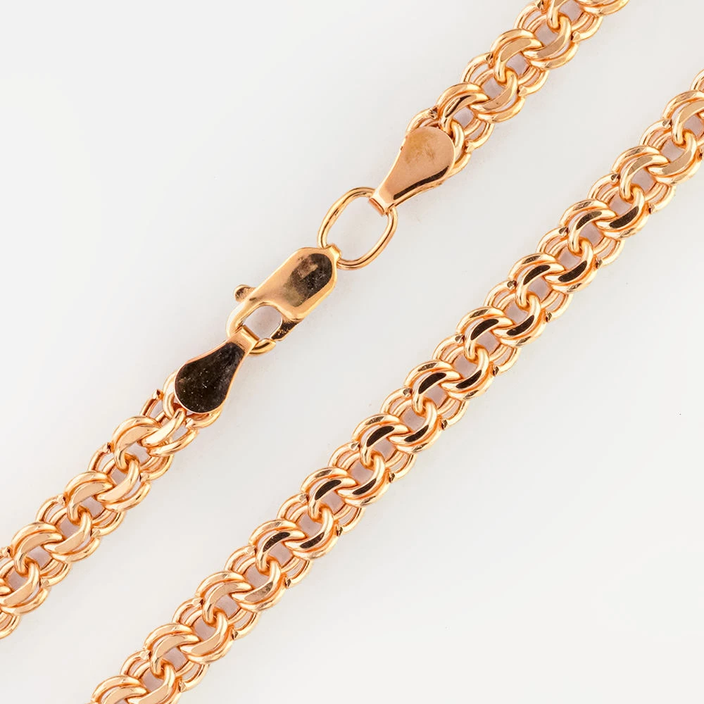Цепь из красного золота 585 пробы