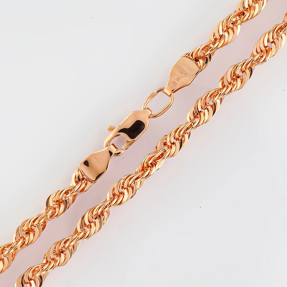 Цепь из красного золота 585 пробы