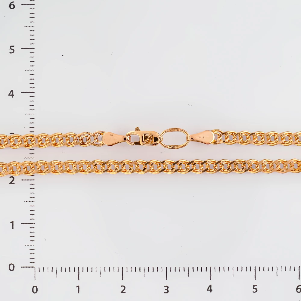 Цепь из красного золота 585 пробы