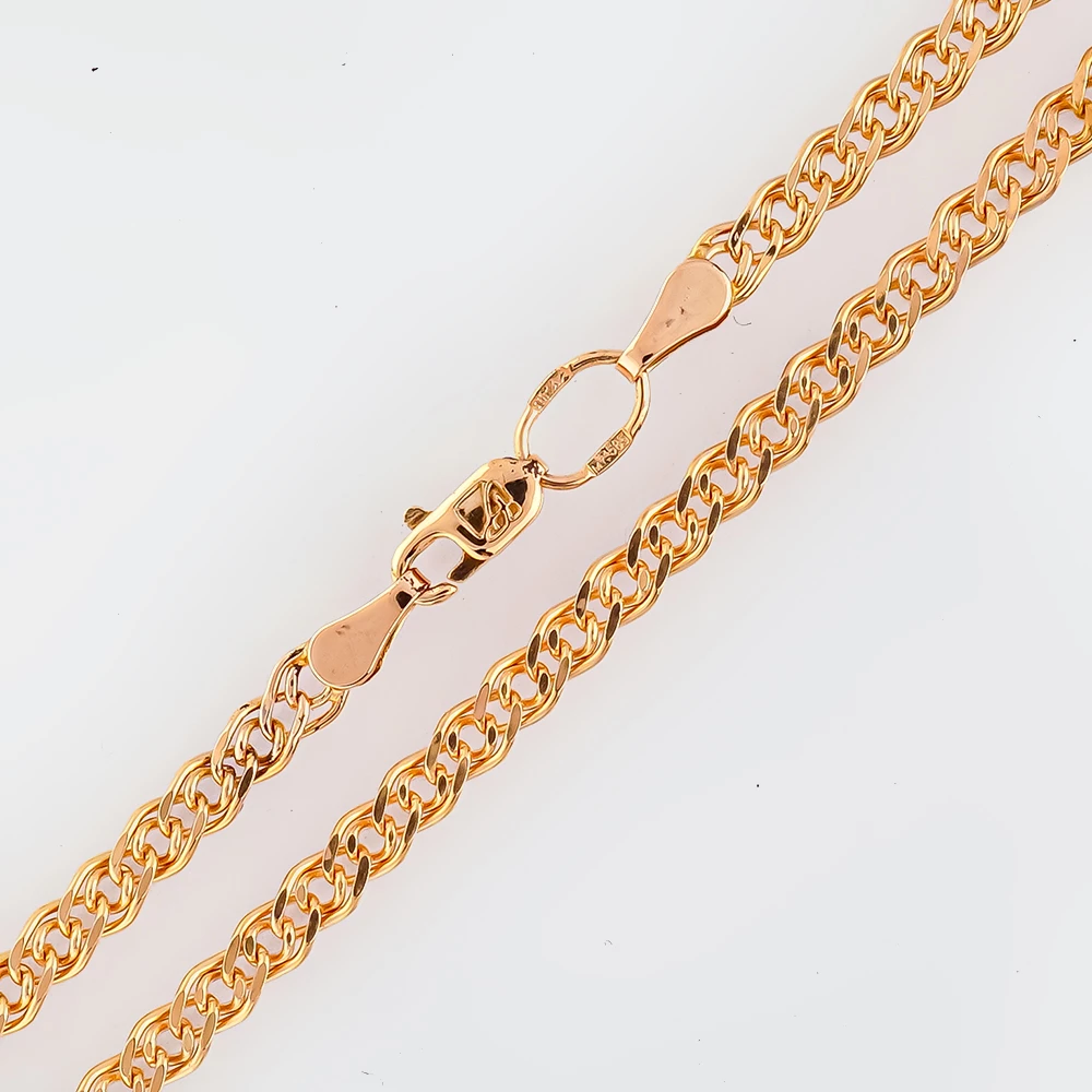 Цепь из красного золота 585 пробы