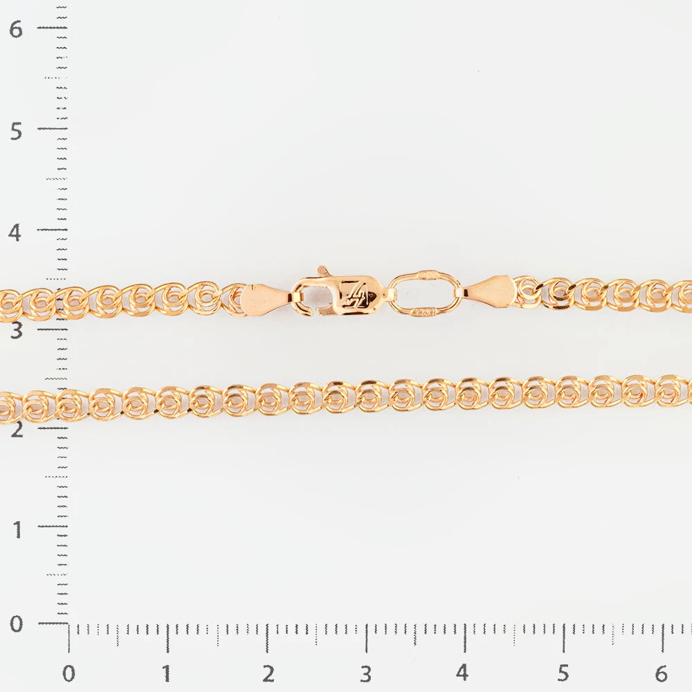 Цепь из красного золота 585 пробы