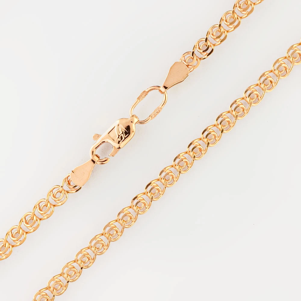 Цепь из красного золота 585 пробы