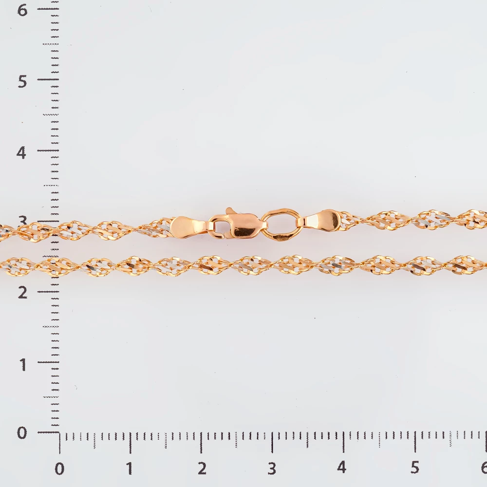 Цепь из красного золота 585 пробы