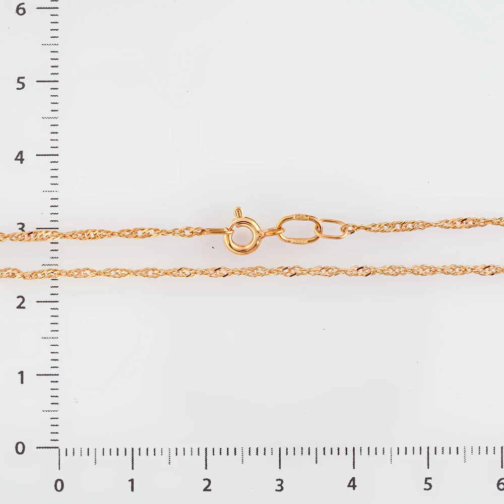 Цепь из красного золота 585 пробы