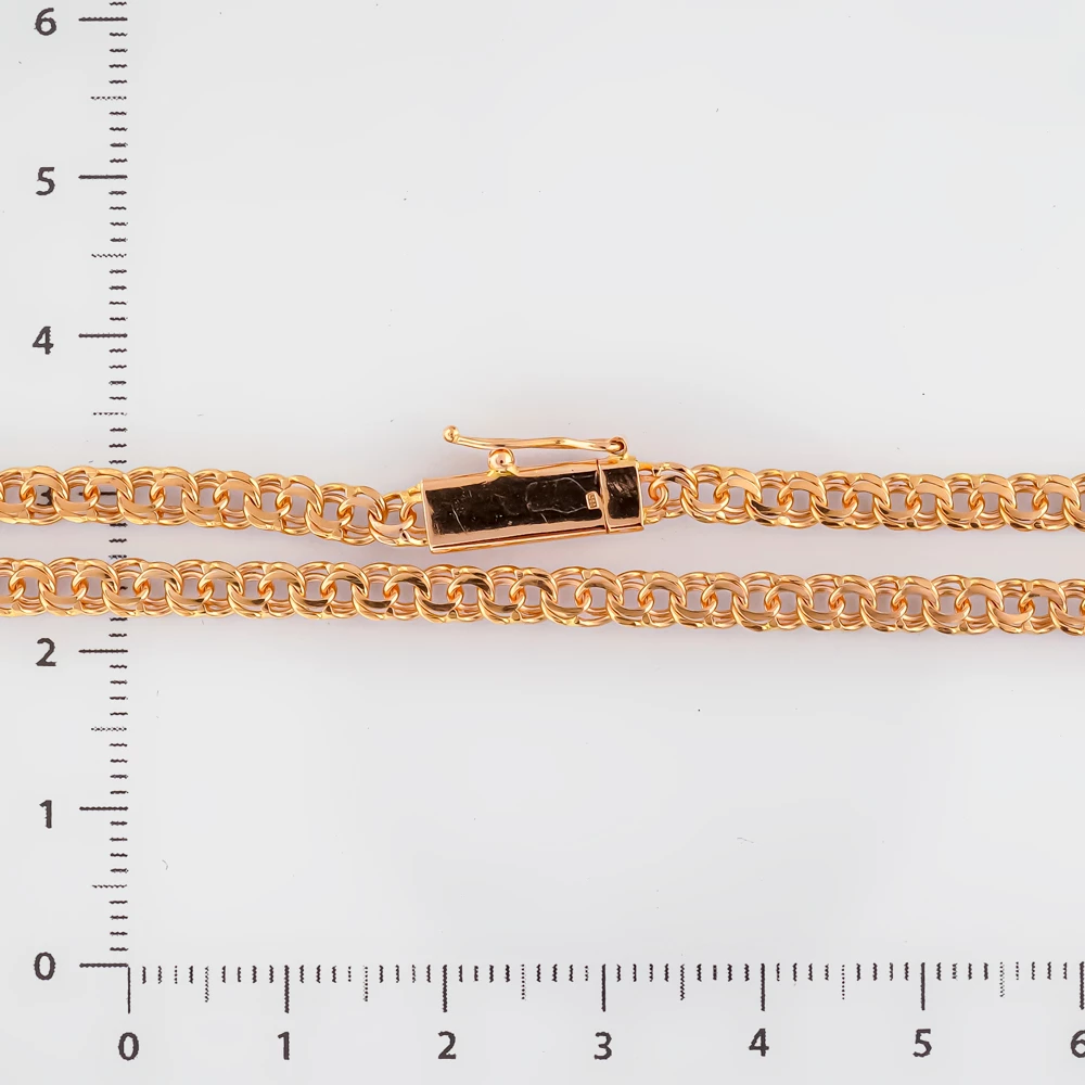 Цепь из красного золота 585 пробы