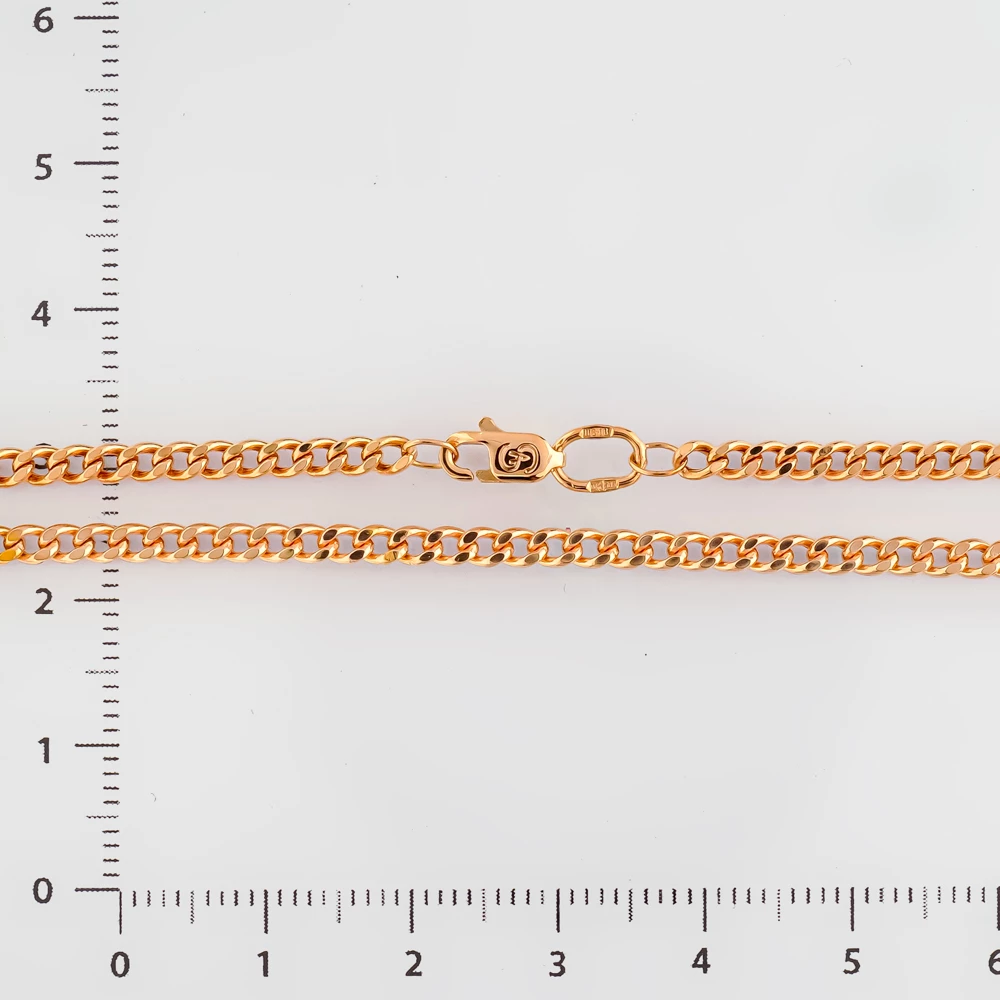 Цепь из красного золота 585 пробы