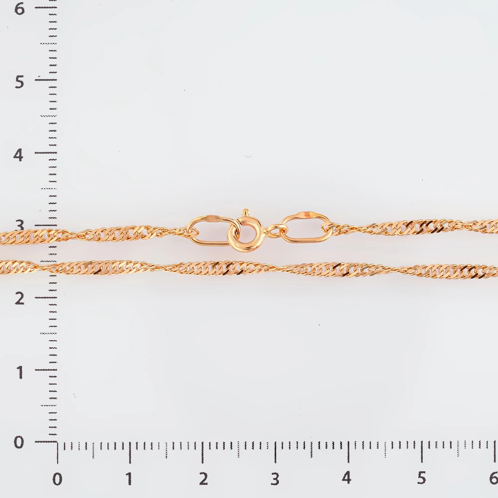 Цепь из красного золота 585 пробы