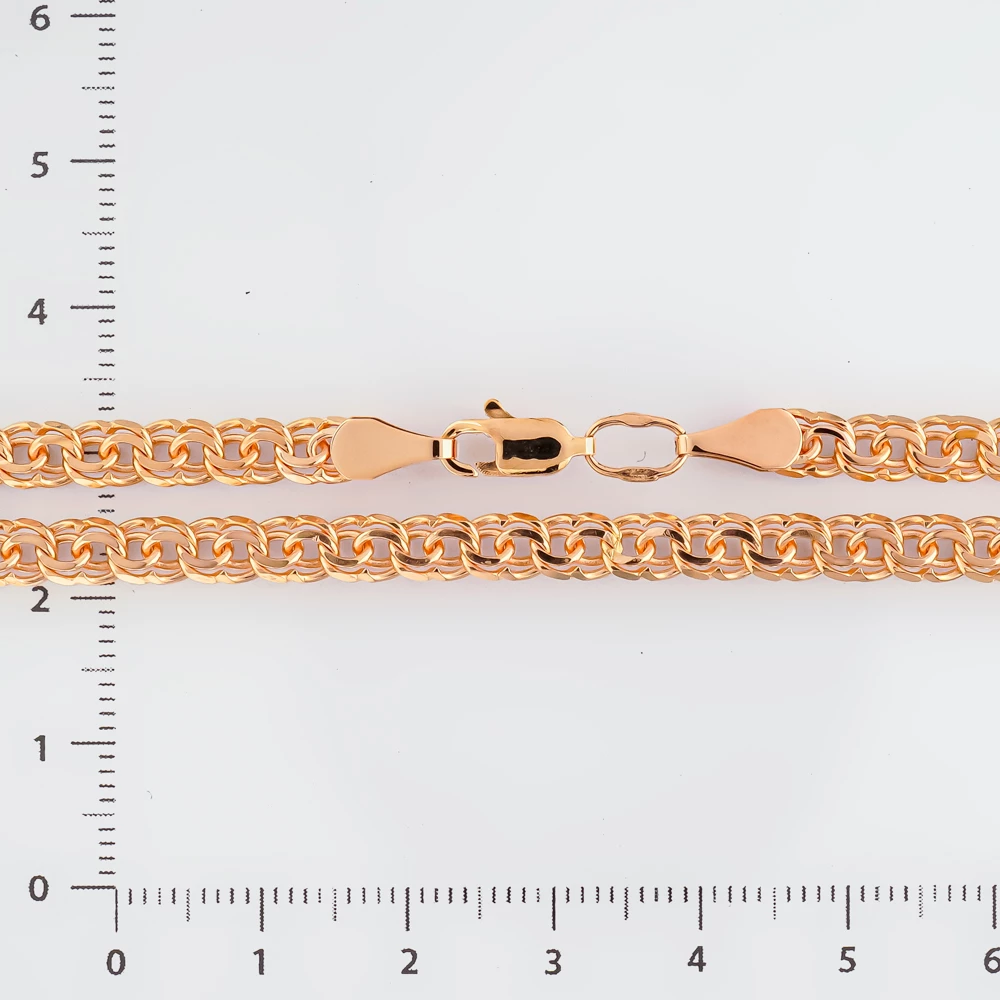 Цепь из красного золота 585 пробы