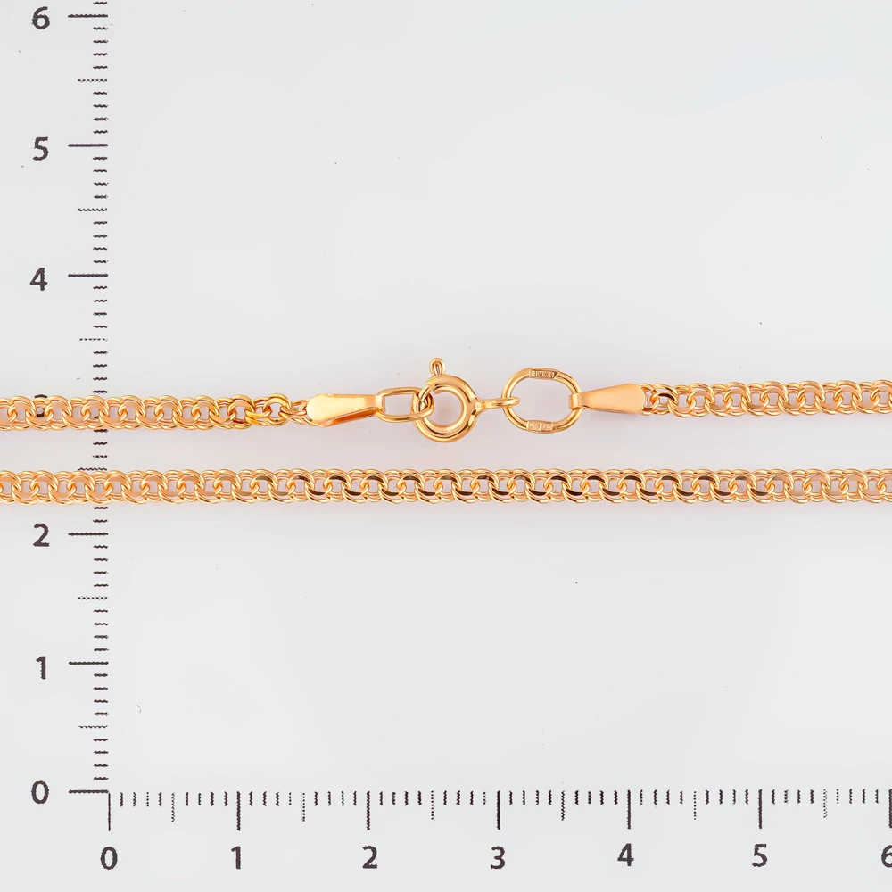 Цепь из красного золота 585 пробы