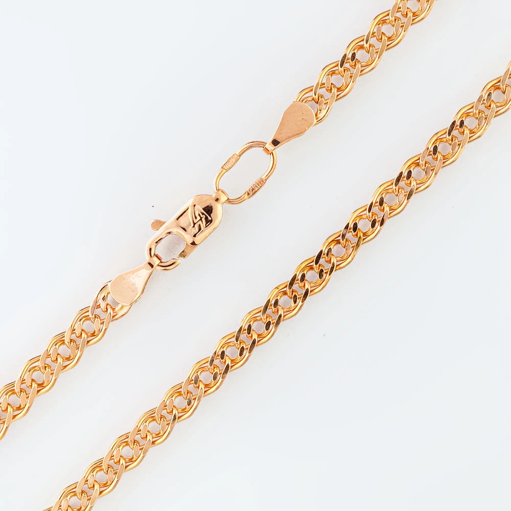 Цепь из красного золота 585 пробы