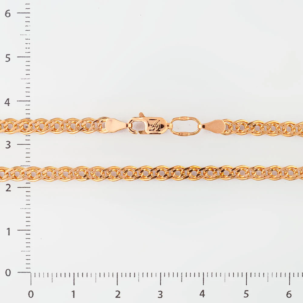 Цепь из красного золота 585 пробы