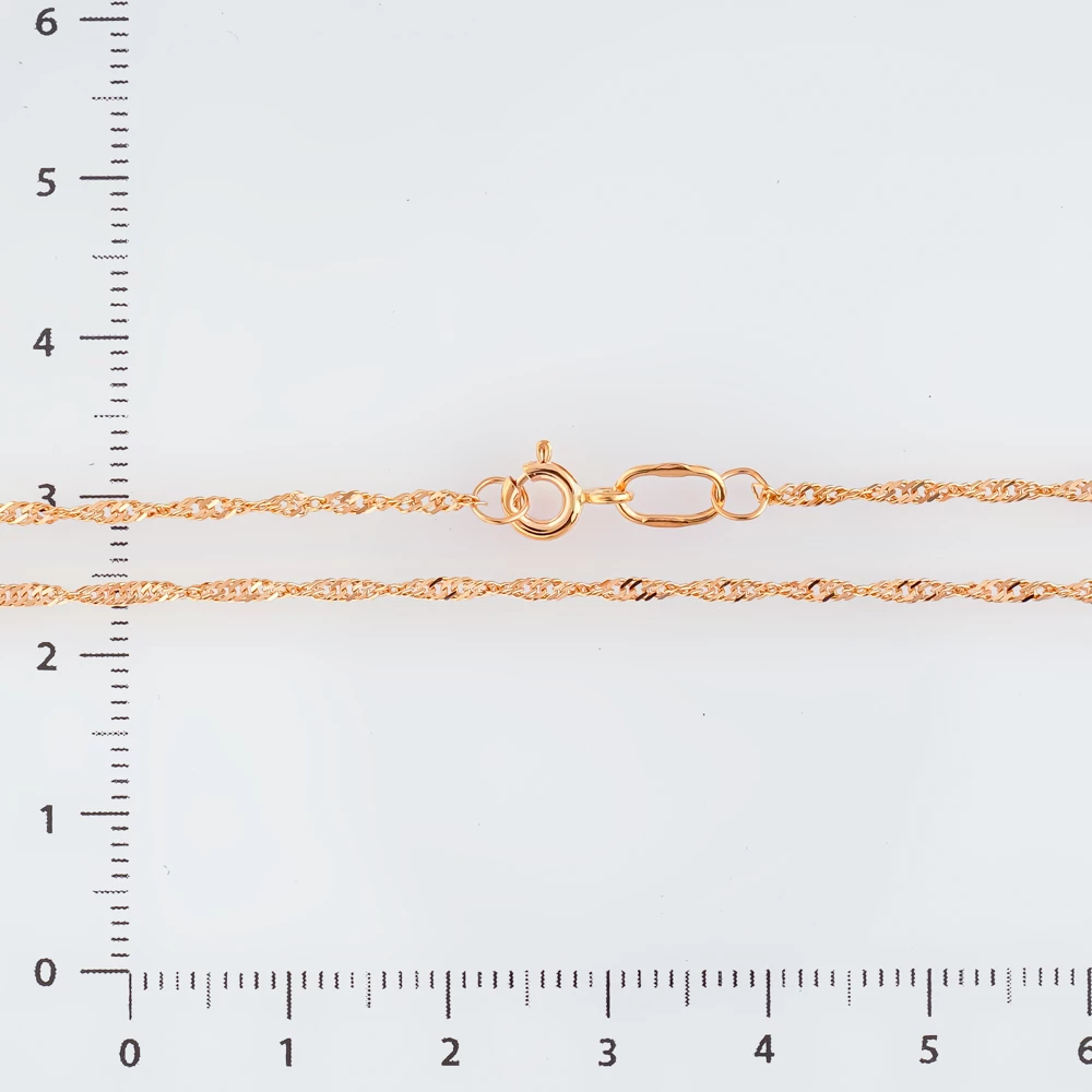 Цепь из красного золота 585 пробы